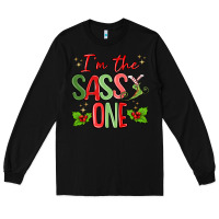 Black im the sassy one Long Sleeve Tee - MaliasSmallBusiness