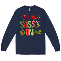 Navy im the sassy one Long Sleeve Tee - MaliasSmallBusiness