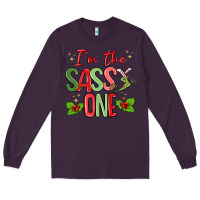 Plum im the sassy one Long Sleeve Tee - MaliasSmallBusiness
