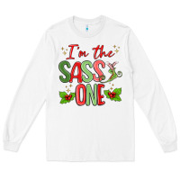 White im the sassy one Long Sleeve Tee - MaliasSmallBusiness