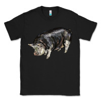 Black poland china pig Classic Tee - LillyAllenDesigns