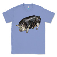 Colony Blue poland china pig Classic Tee - LillyAllenDesigns