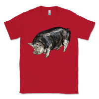Red poland china pig Classic Tee - LillyAllenDesigns