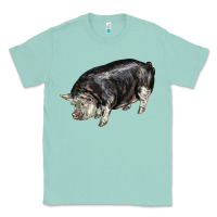 Seafoam poland china pig Classic Tee - LillyAllenDesigns