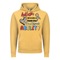Vintage Mustard autism it's not a disability it's a different abil Vintage Hoodie - MaliasSmallBusiness