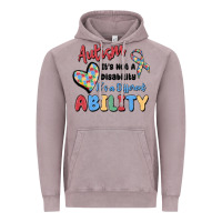 Vintage Zinc autism it's not a disability it's a different abil Vintage Hoodie - MaliasSmallBusiness