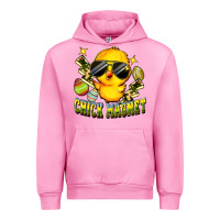 Fuchsia Pink chick magnet Urban Hoodie - FaDigitalArtStudio