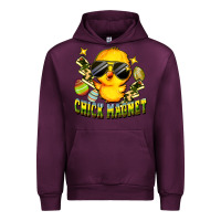 Mauve Wine chick magnet Urban Hoodie - FaDigitalArtStudio