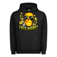 Pigment Black chick magnet Urban Hoodie - FaDigitalArtStudio