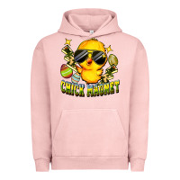 Pigment Salmon chick magnet Urban Hoodie - FaDigitalArtStudio