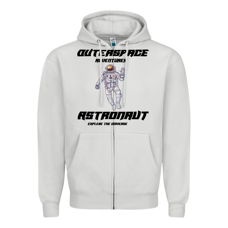 Outer Space Adventurer Astronaut Zipper Hoodie by Bettercallsaul | Teevron