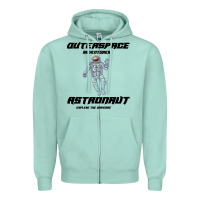 Seafoam Outer Space Adventurer Astronaut Zipper Hoodie - Bettercallsaul