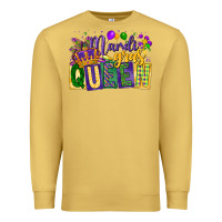 Antique Gold mardi gras queen Premium Sweatshirt - CowGirlArtShop