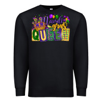 Black mardi gras queen Premium Sweatshirt - CowGirlArtShop