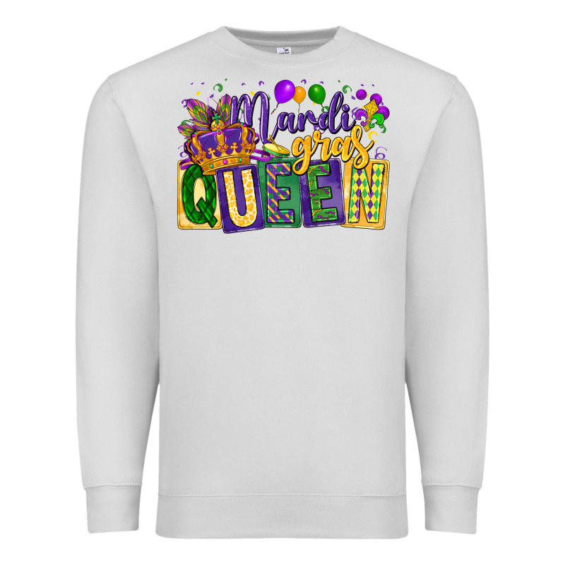 Mardi Gras Queen Premium Sweatshirt by CowGirlArtShop | Teevron