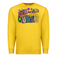 Lemon mardi gras queen Premium Sweatshirt - CowGirlArtShop