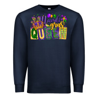 Navy mardi gras queen Premium Sweatshirt - CowGirlArtShop
