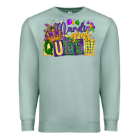 Seafoam mardi gras queen Premium Sweatshirt - CowGirlArtShop