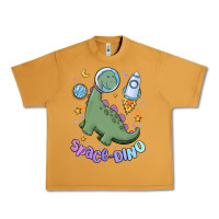 Peanut Butter space dino Urban Heavy Tee - MaliasSmallBusiness