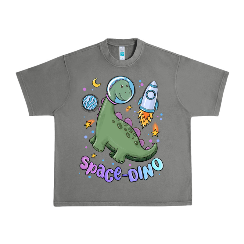 Space Dino Urban Heavy Tee by MaliasSmallBusiness | Teevron