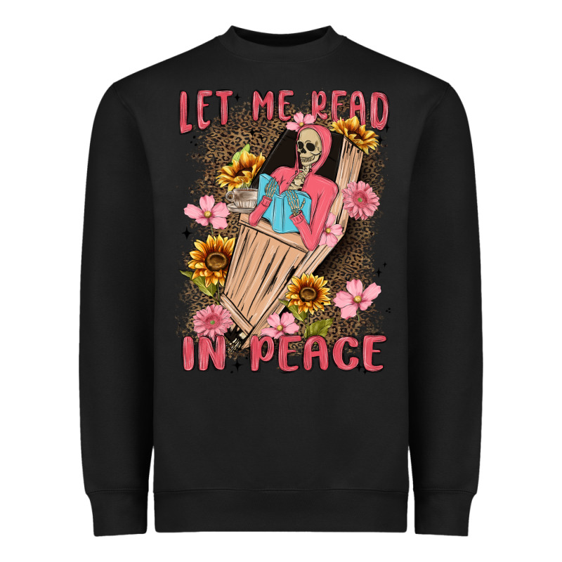 Let Me Read In Peace Heavyweight Sweatshirt by MaliasSmallBusiness | Teevron