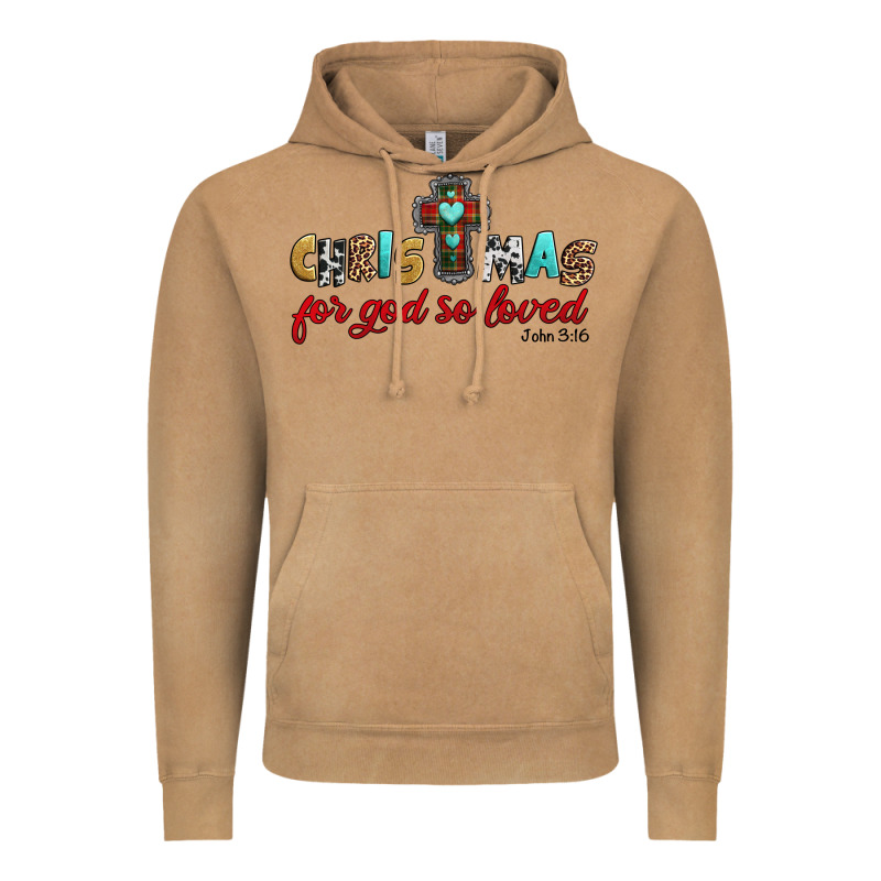 Christmas For God So Loved John 3 16 Vintage Hoodie by Jasminsmagicworld | Teevron