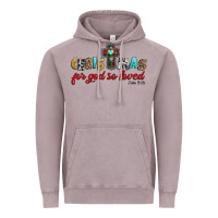 Vintage Zinc christmas for god so loved john 3 16 Vintage Hoodie - Jasminsmagicworld