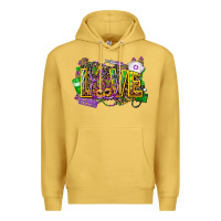 Antique Gold mardi gras love nurse Premium Hoodie - CowGirlArtShop