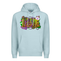 Blue Mist mardi gras love nurse Premium Hoodie - CowGirlArtShop