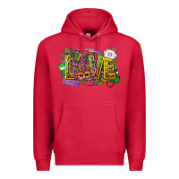 Cardinal mardi gras love nurse Premium Hoodie - CowGirlArtShop
