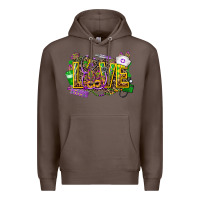 Coffee mardi gras love nurse Premium Hoodie - CowGirlArtShop