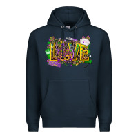 Navy mardi gras love nurse Premium Hoodie - CowGirlArtShop