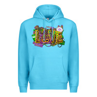 Ocean Blue mardi gras love nurse Premium Hoodie - CowGirlArtShop