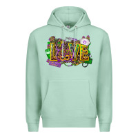 Seafoam mardi gras love nurse Premium Hoodie - CowGirlArtShop