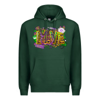 Sports Green mardi gras love nurse Premium Hoodie - CowGirlArtShop