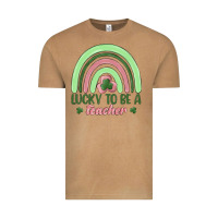 Vintage Camel lucky to be a teacher Vintage Tee - MaliasSmallBusiness