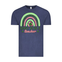 Vintage Denim lucky to be a teacher Vintage Tee - MaliasSmallBusiness
