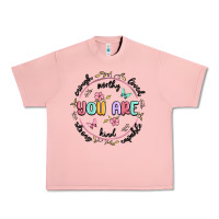 Salmon you are enough Urban Heavy Tee - MaliasSmallBusiness