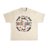 Sandshell you are enough Urban Heavy Tee - MaliasSmallBusiness
