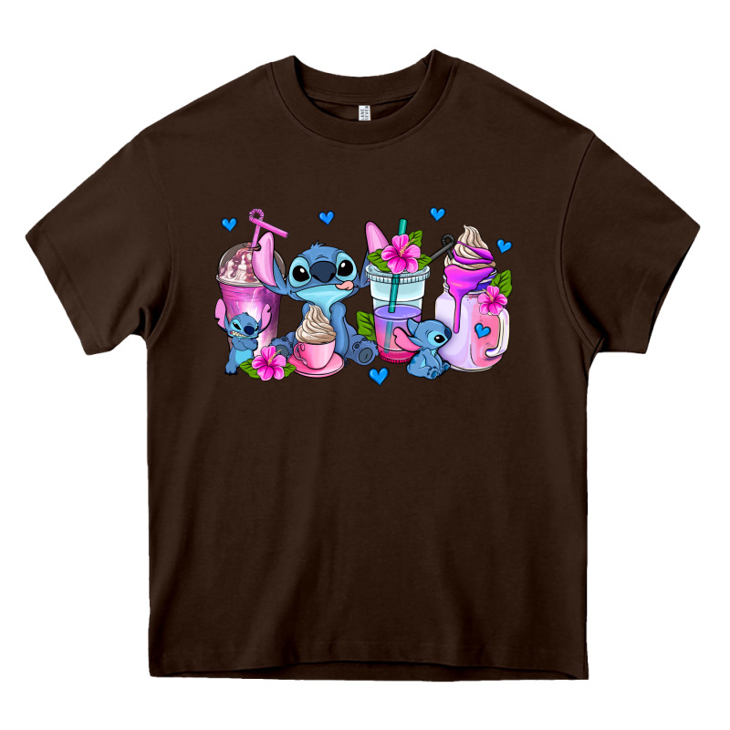 Stitch Coffee Cups Heavy Core Tee by AdoDesignShop | Teevron