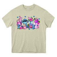 Mossy stitch coffee cups Heavy Core Tee - AdoDesignShop