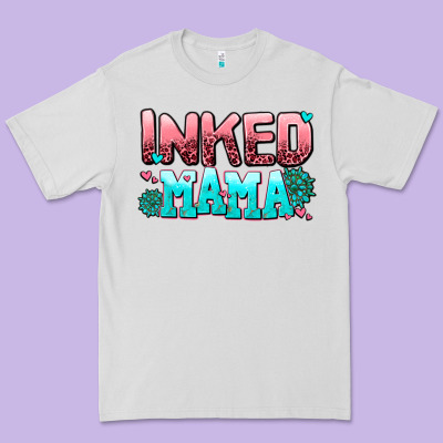 Inked Mama Premium Tee Designed By Adodesignshop