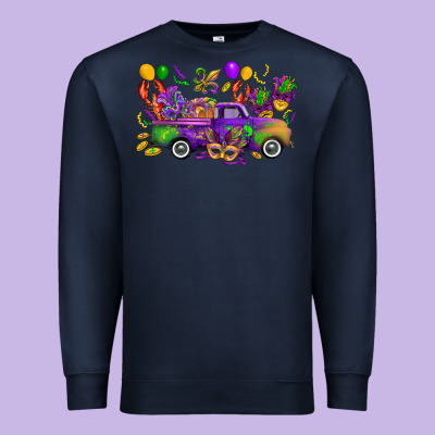 Mardi Gras Truck Premium Sweatshirt Designed By Cowgirlartshop