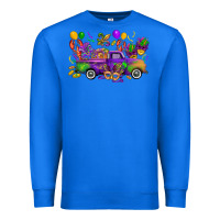 True Royal mardi gras truck Premium Sweatshirt - CowGirlArtShop