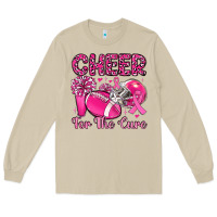 Mushroom cheer for the cure Long Sleeve Tee - MaliasSmallBusiness