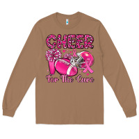Toasted Coconut cheer for the cure Long Sleeve Tee - MaliasSmallBusiness