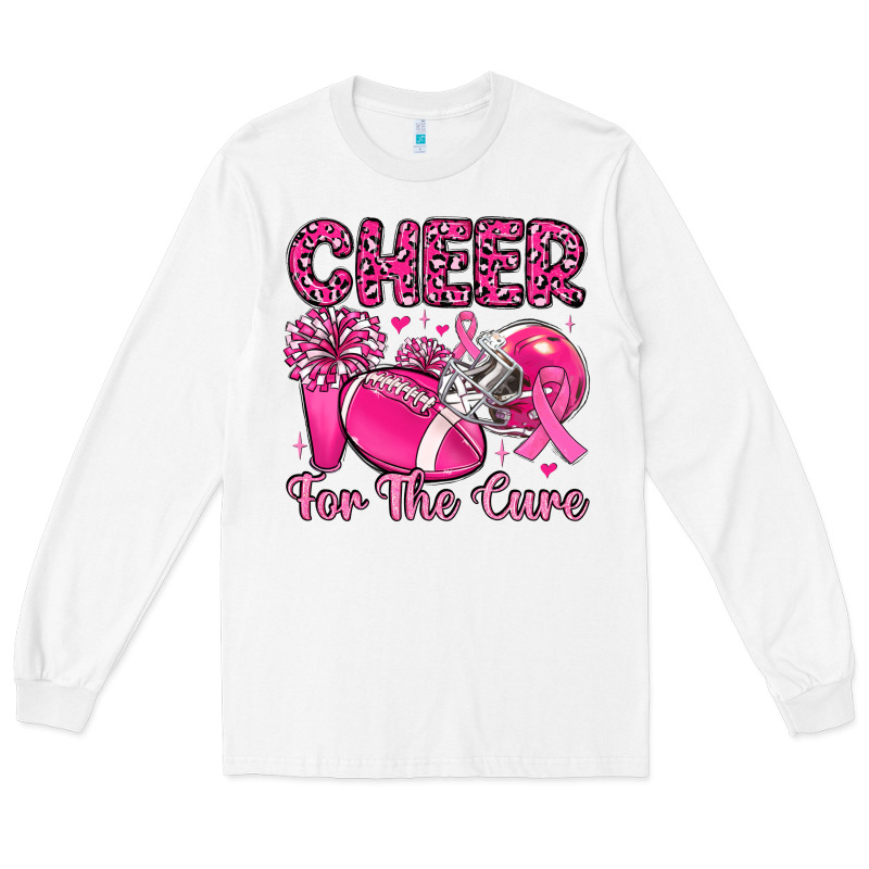 Cheer For The Cure Long Sleeve Tee by MaliasSmallBusiness | Teevron