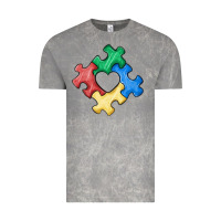 Cloud Rock autism puzzle Vintage Tee - MaliasSmallBusiness