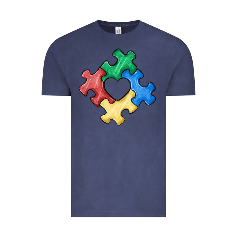Autism Puzzle Vintage Tee by MaliasSmallBusiness | Teevron