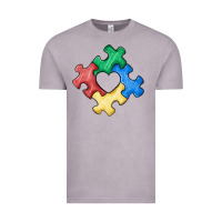 Vintage Zinc autism puzzle Vintage Tee - MaliasSmallBusiness